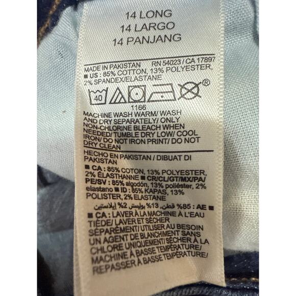 Old Navy Rockstar Super Skinny Mid Rise Women's Blue Casual Denim Jeans Size 14 - Picture 6 of 6